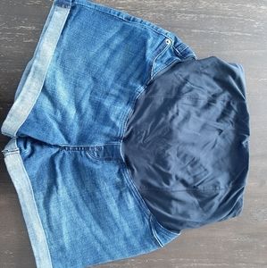 Isabel Maternity Jean Shorts
